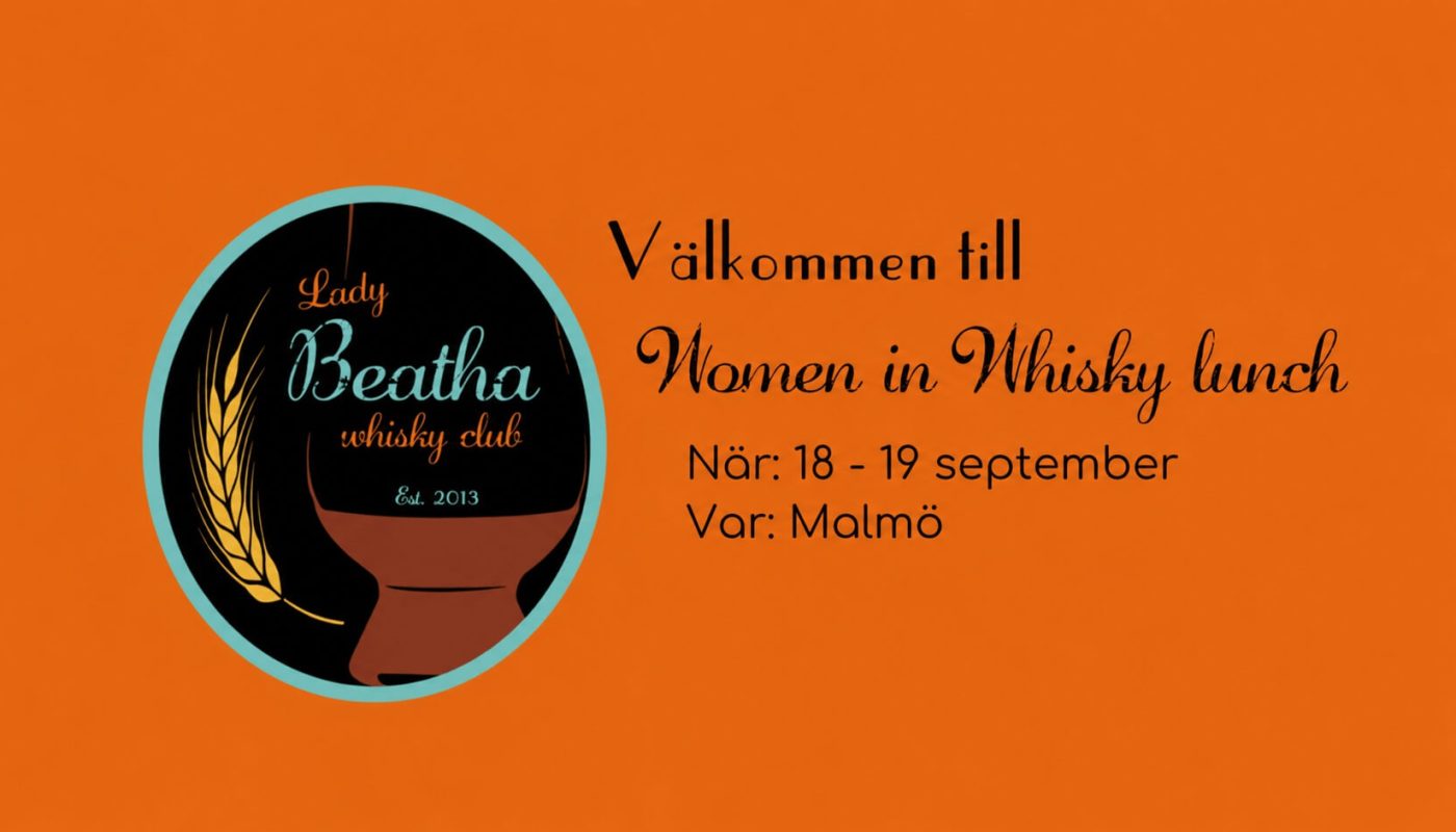 Lady Beatha satsar på Women in Whisky Malmö